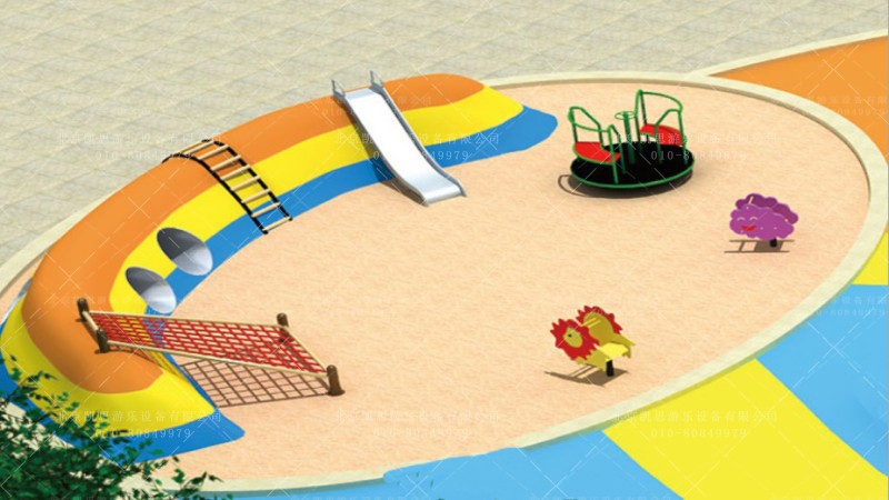 山坡不锈钢滑梯